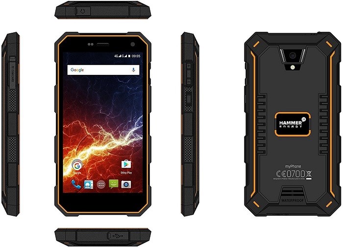 myPhone Hammer Energy odolnost IP68